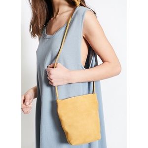 Baggu Soft Crossbody Purse Pale Yellow